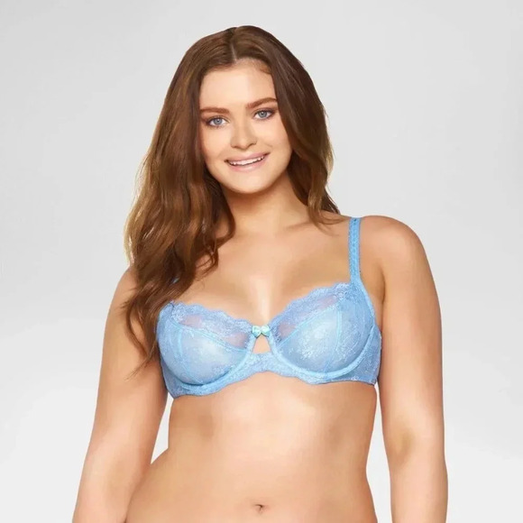 34C Paramour 115005 Captivate Underwire Bra Lake Blue NWT - Picture 7 of 10